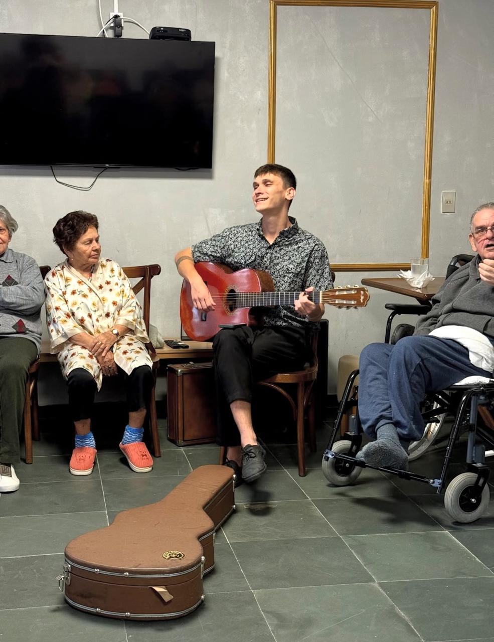 Apresentação de música ao vivo